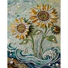 Diamond Painting-DIY Special Shaped Drill Pearl Painting Sunflower(35x45cm)