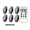 8 couleurs de lumi&egrave;res LED sans fil avec t&eacute;l&eacute;commande