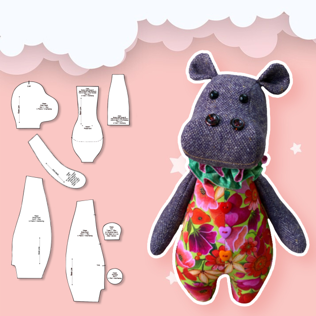 Pig Template Set(10 PCS)-With Instructions