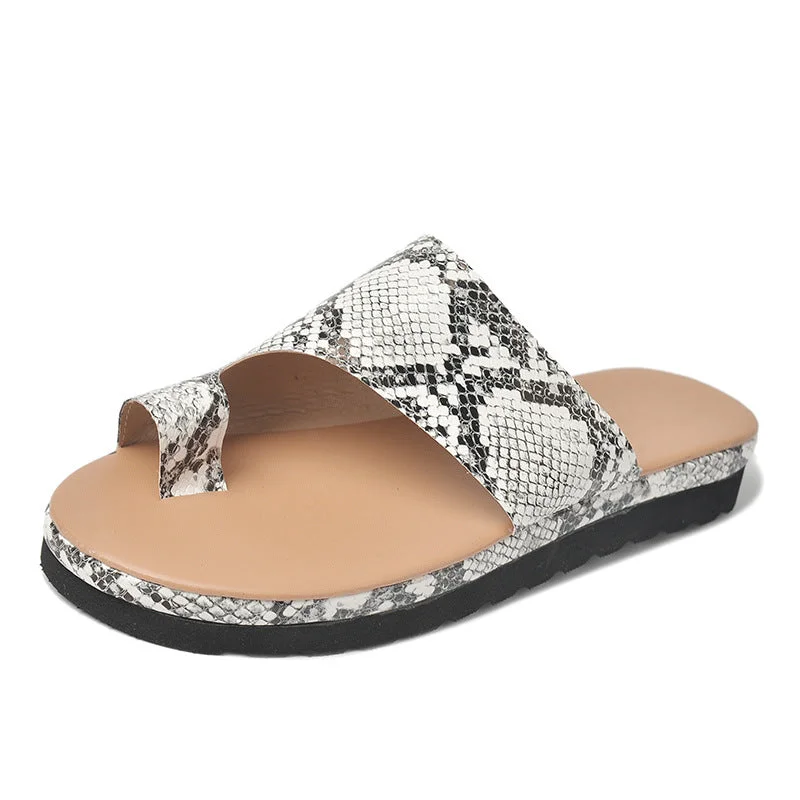 Sursell Shoes women's solid color toe sandals