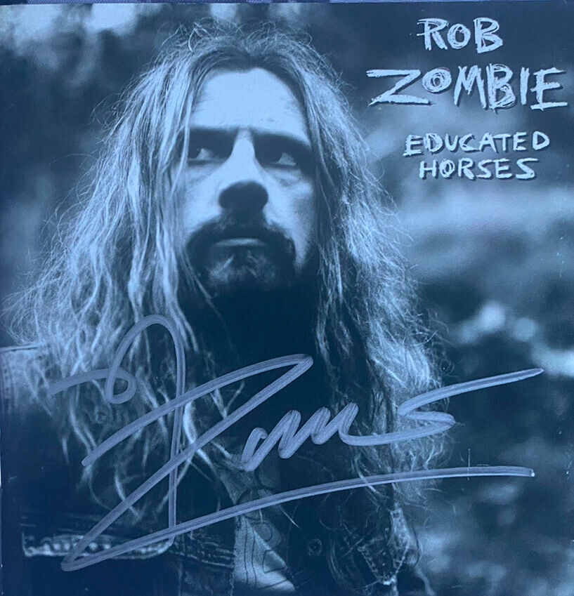 Rob Zombie - Educated Horses Signed Autographed Cd