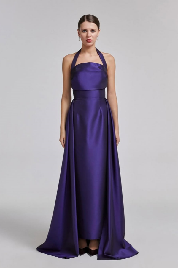 Elegant Regency Halter Strapless Prom Dress ZT0650