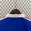 2024 France Reversible Windbreaker White Blue Football Jersey 1:1 Thai Quality