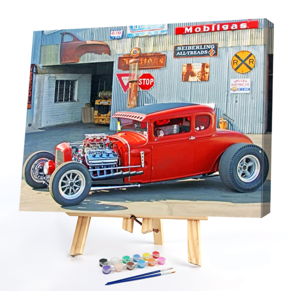 

50*40CM - Paint By Numbers - Car, 501 Original