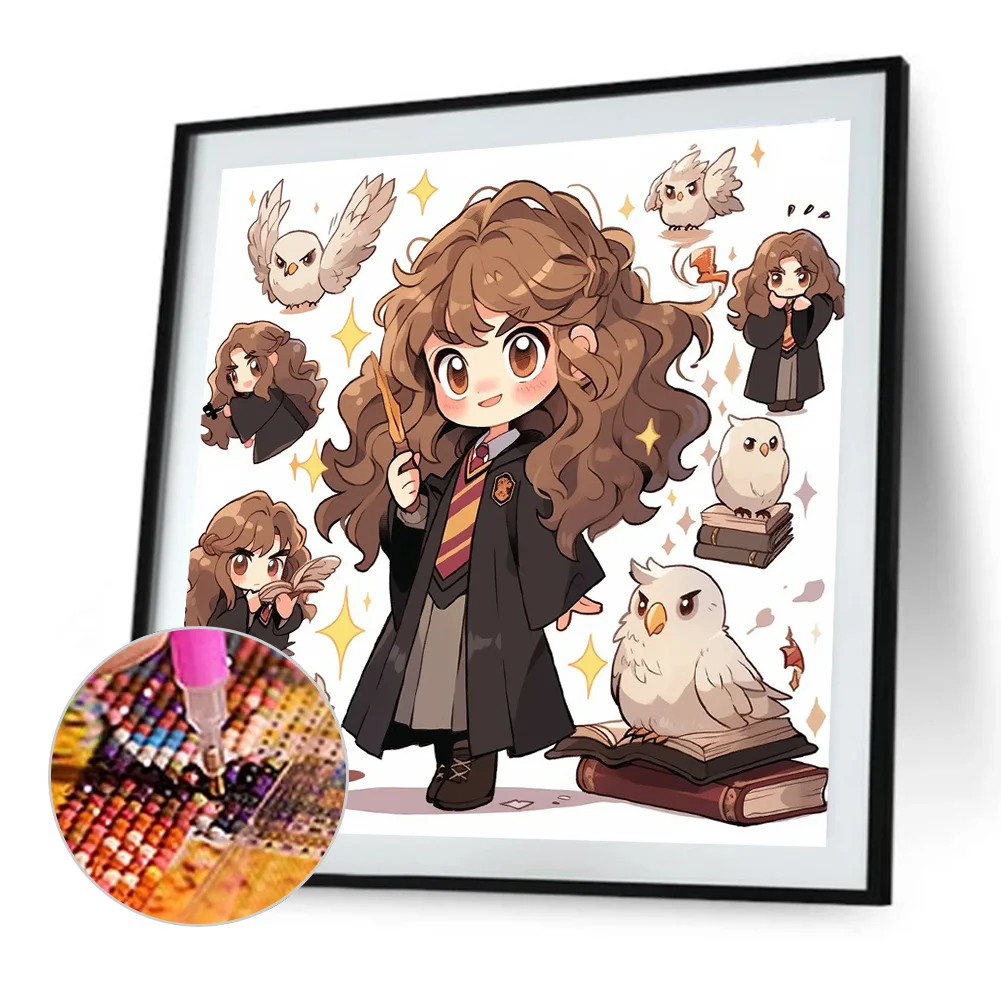 Diamond Painting - Full Round Drill - Harry Potter Hermionet(Canvas|50*40cm)