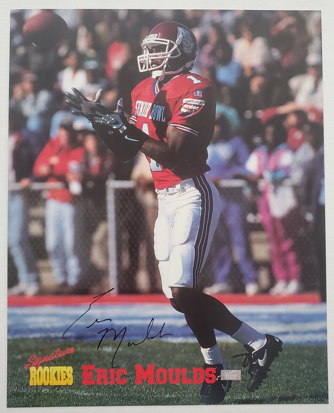 Eric Moulds Signed Signature Rookies 8x10 Photo Poster painting College Mississippi NFL RAD