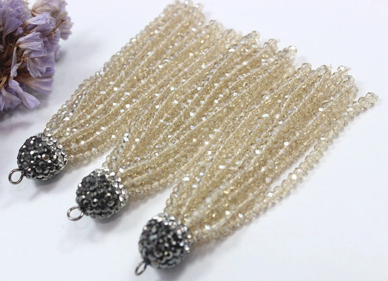 1 Piece Glass Solid Color Pendant