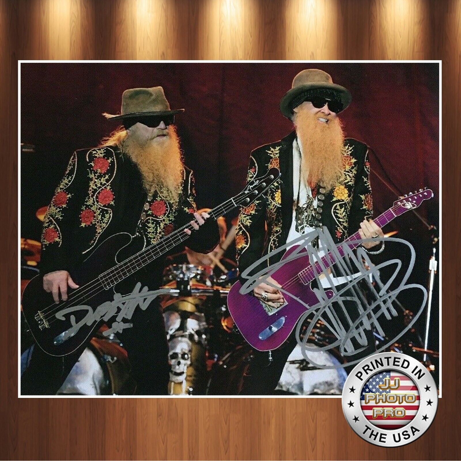 ZZ Top Autographed Signed 8x10 Photo Poster painting REPRINT