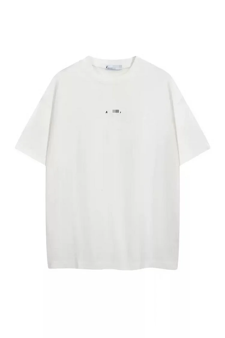 Women's Summer Casual O-Neck Short-Sleeve T-Shirt with Small Embroidered Logo