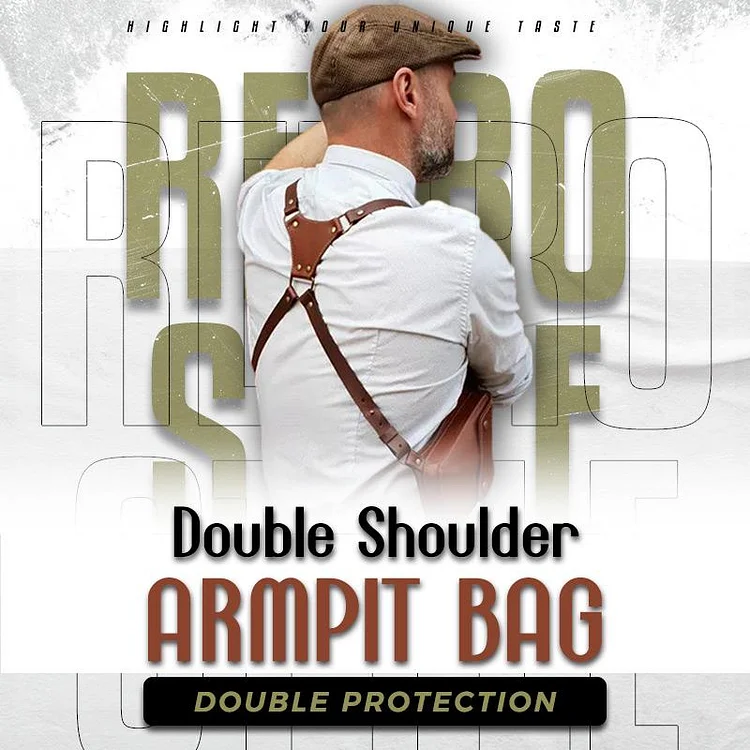 Double Shoulder Armpit Bag | 168DEAL