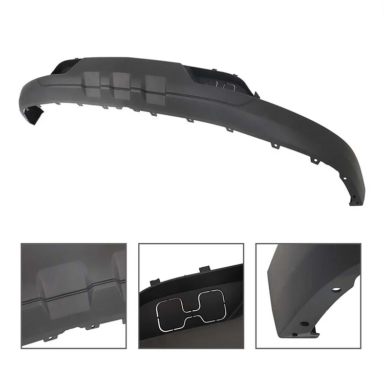 SEBLAFF Front Bumper Lower Valance Replacement for 2016-2018 Silverado 1500 without Tow Hook Holes and Skid Plate 84029773 GM1015134C