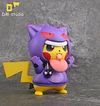 Small & Big Scale Gengar Hoodie Cosplay Pikachu - Pokemon Resin Statue - DM Studios