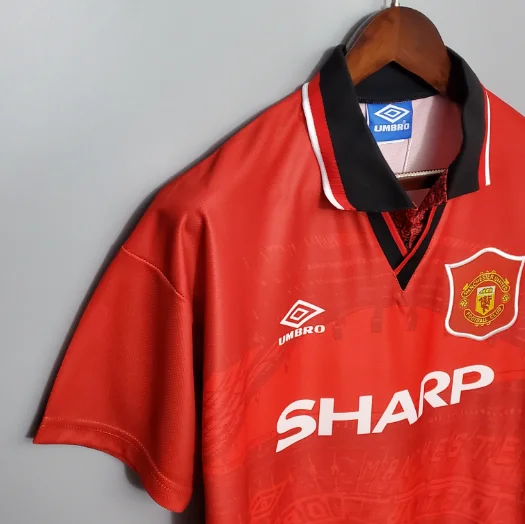 Retro 94/96 Manchester United Home Football T-Shirt Thai Quality