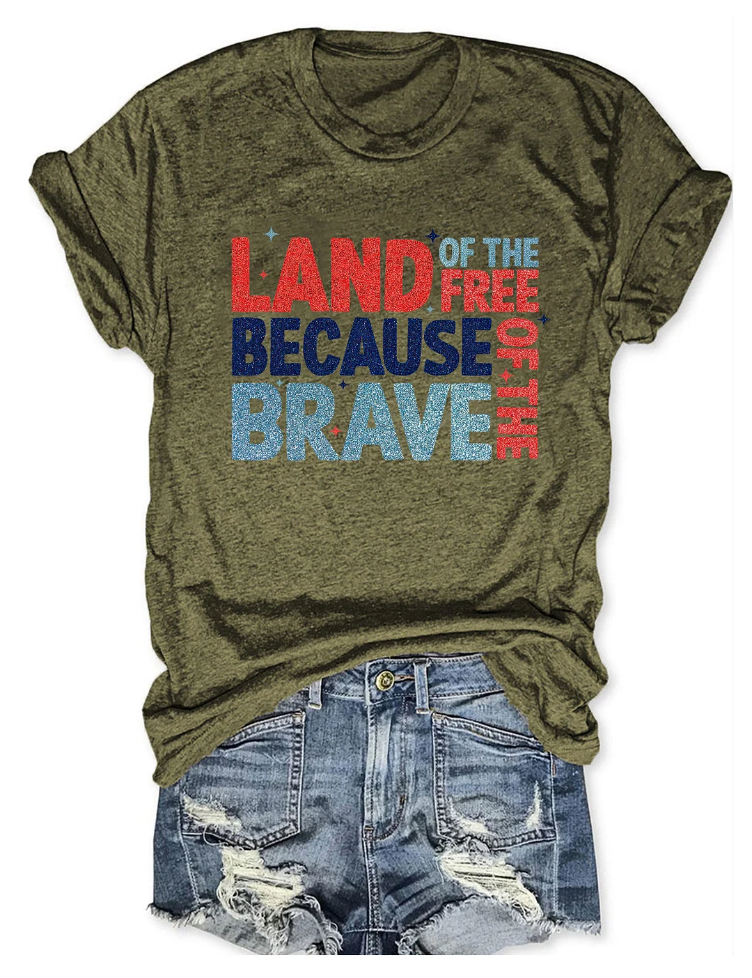 Land Of The Free Because Of The Brave T-shirt