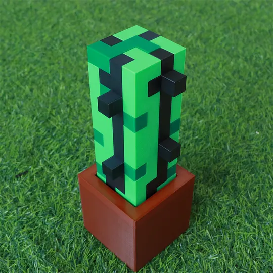 Minecraft Flower pot Potted plant decoration  Christmas gift for  child-BEST PROP REPLICA