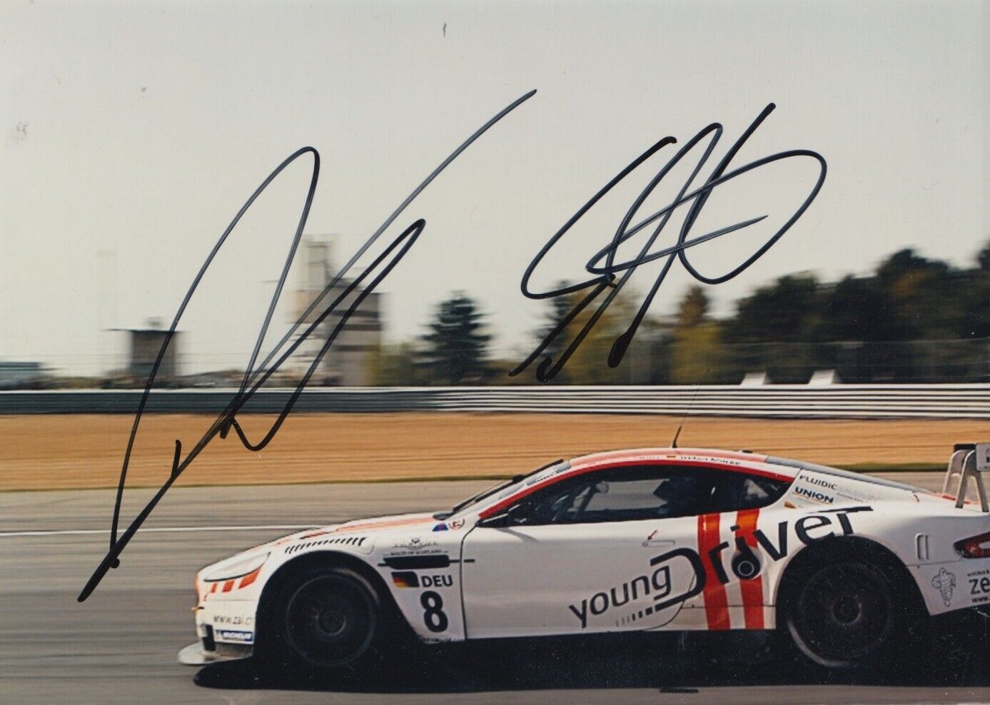 Turner, Mucke Hand Signed 7x5 Photo Poster painting - Aston Martin Autograph 3.