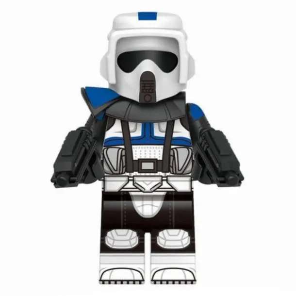 501st Scout Trooper Custom Star Wars Minifigure Minifigure Bricks monstertoys
