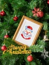 16pcs Mini Square Diamond Painting - Christmas