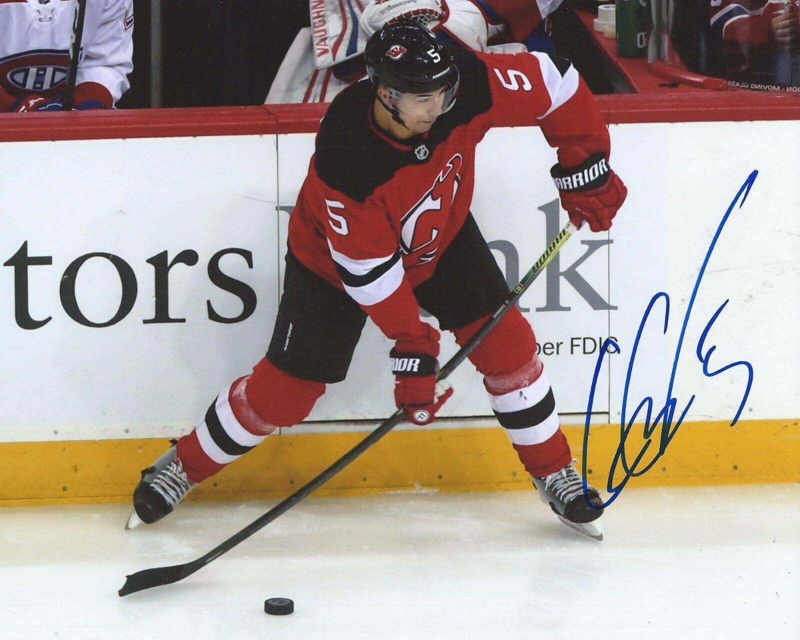 Connor Carrick Signed 8x10 Photo Poster painting New Jersey Devils Autographed COA