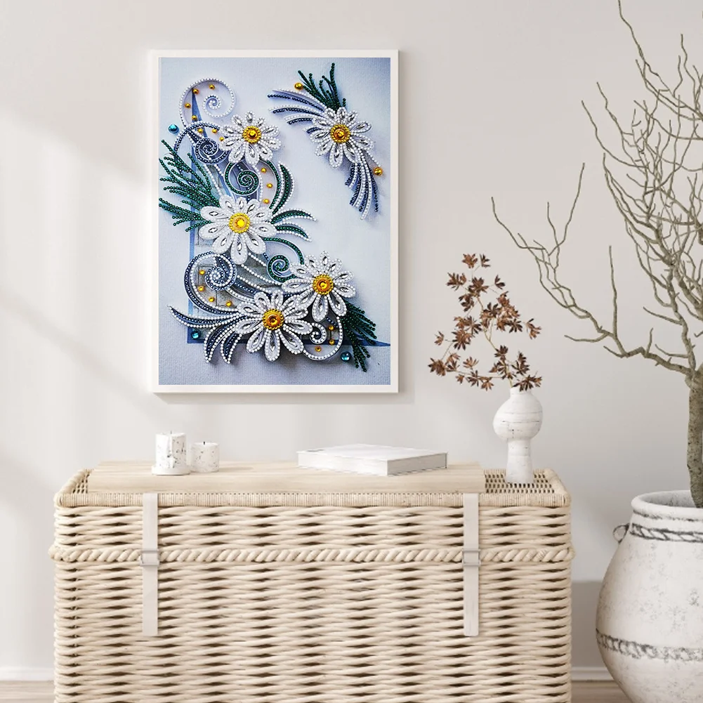 Diamond Painting - Special Shaped Drill - Flower(30*40cm)