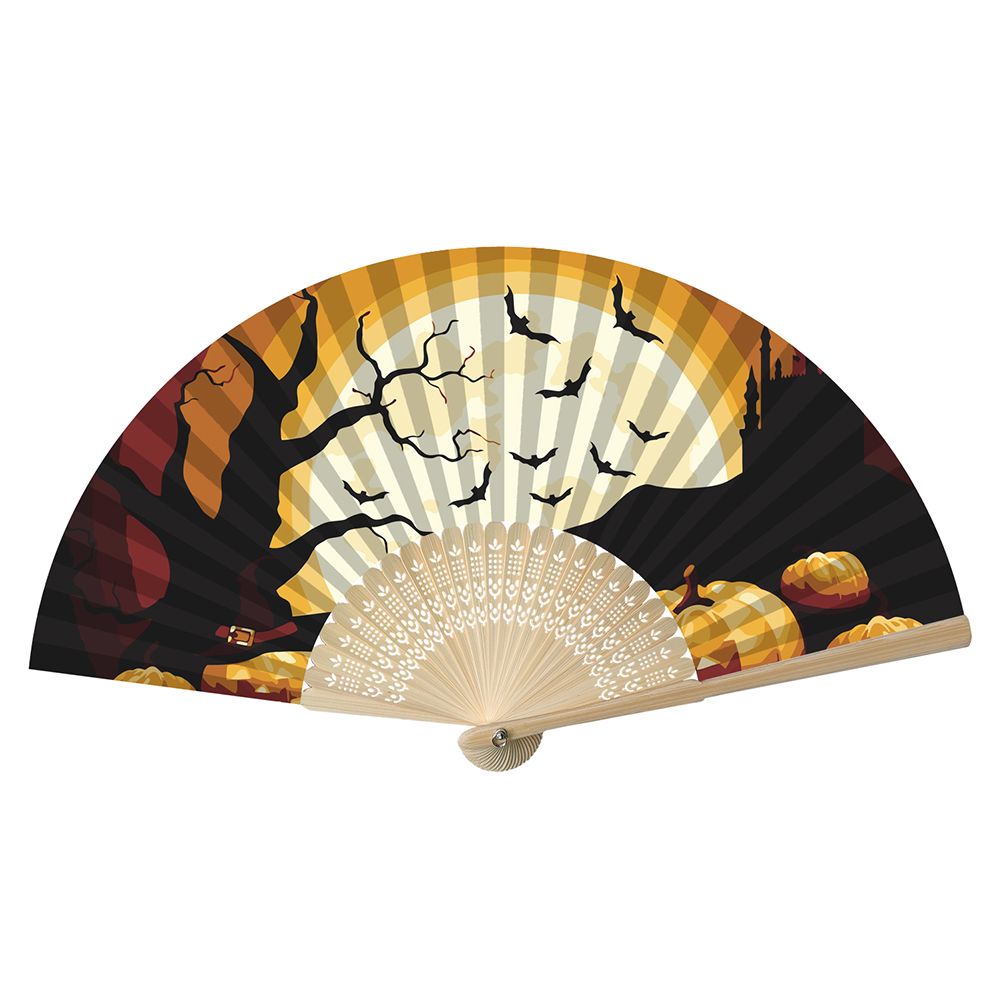 

Halloween Pumpkin - Paint By Numbers - Folding Fan, 501 Original
