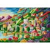 (Big Size)[Brand]Rainbow Town - 11CT Stamped Cross Stitch - 101*75cm