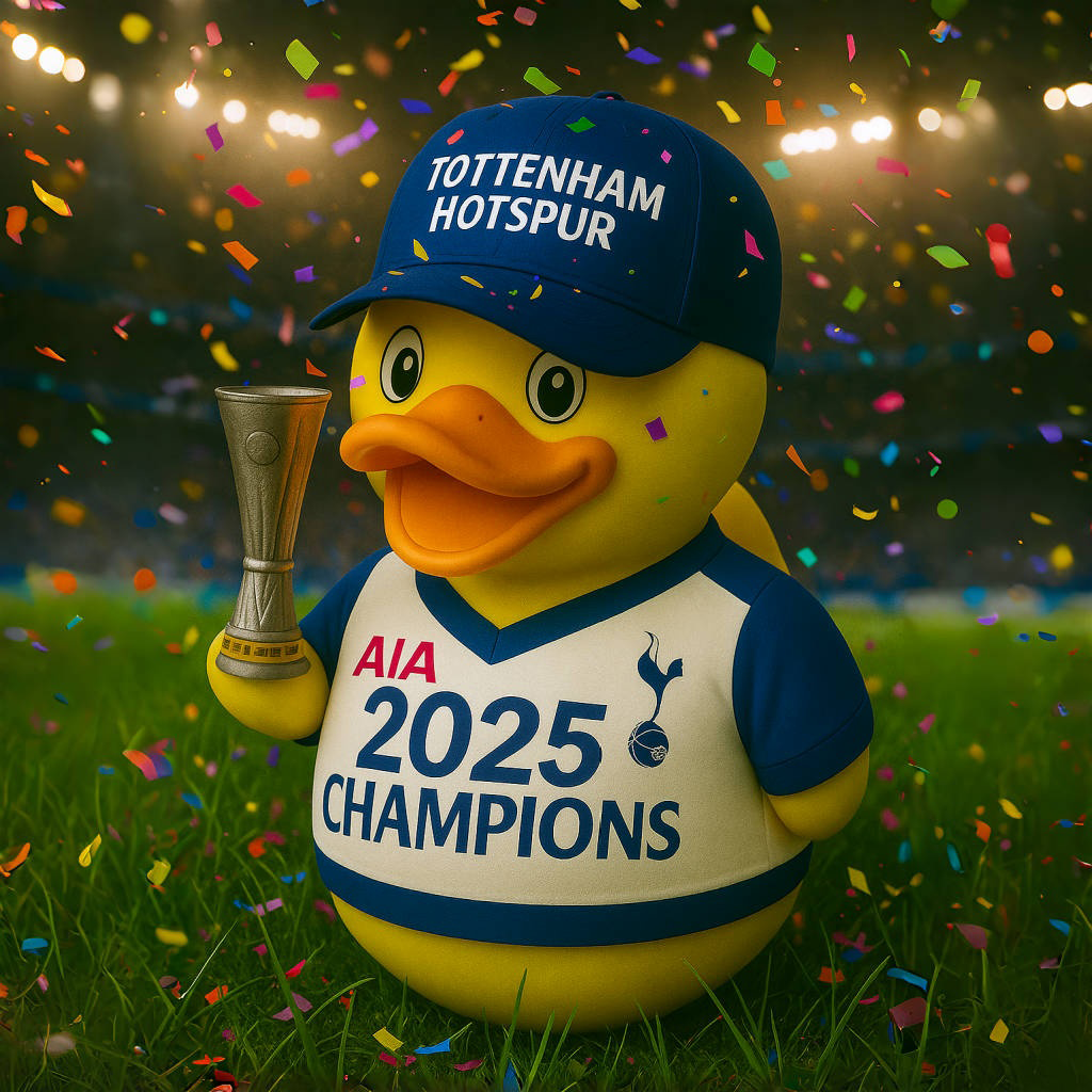 Tottenham Hotspur 2025 Europa League Champion Duck