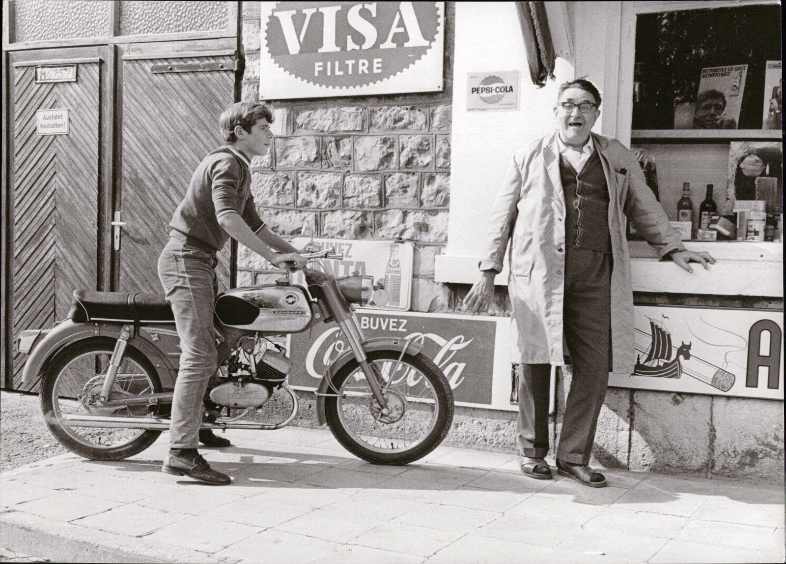 Heintje - Motorcycle - Vintage Press Photo Poster painting Norbert Unfried (U-3921