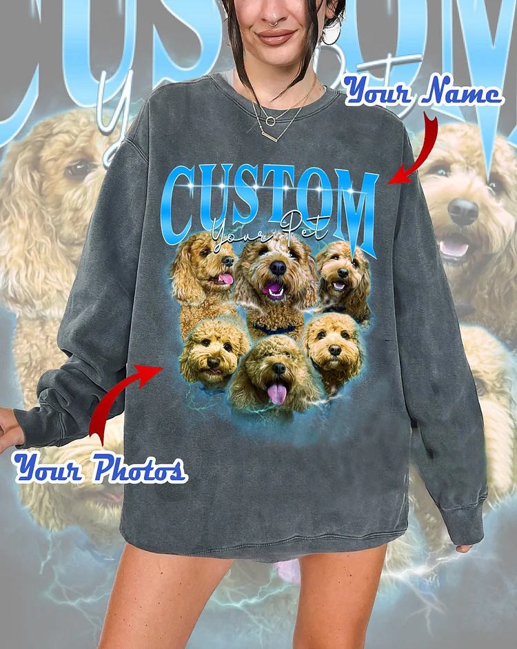 Custom Pet Photo Sweatshirt
