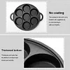 7-Cup Cast Iron Egg Frying Pan Non Stick Pancake Pan Omelet Pan Egg Cooker