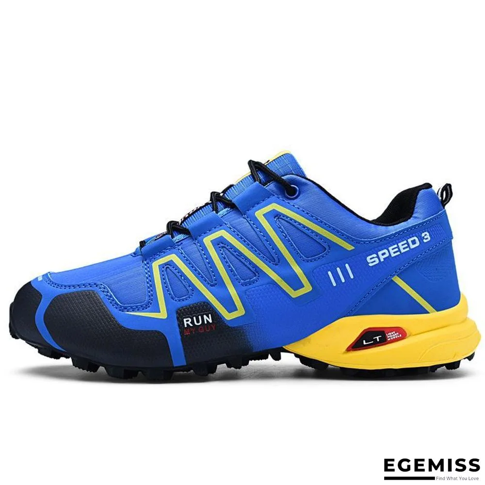 new large size outdoor mountaineering shoes men's shoes breathable shock absorption sports hiki | EGEMISS