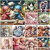 (Multi-Style) Flowers Cats-11CT Stamped Cross Stitch 50*50cm/19.69*19.69in tapestrymarket
