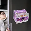 Freezer Shape Fridge Magnets Fridge Stickers with Food Models for Kitchen Locker