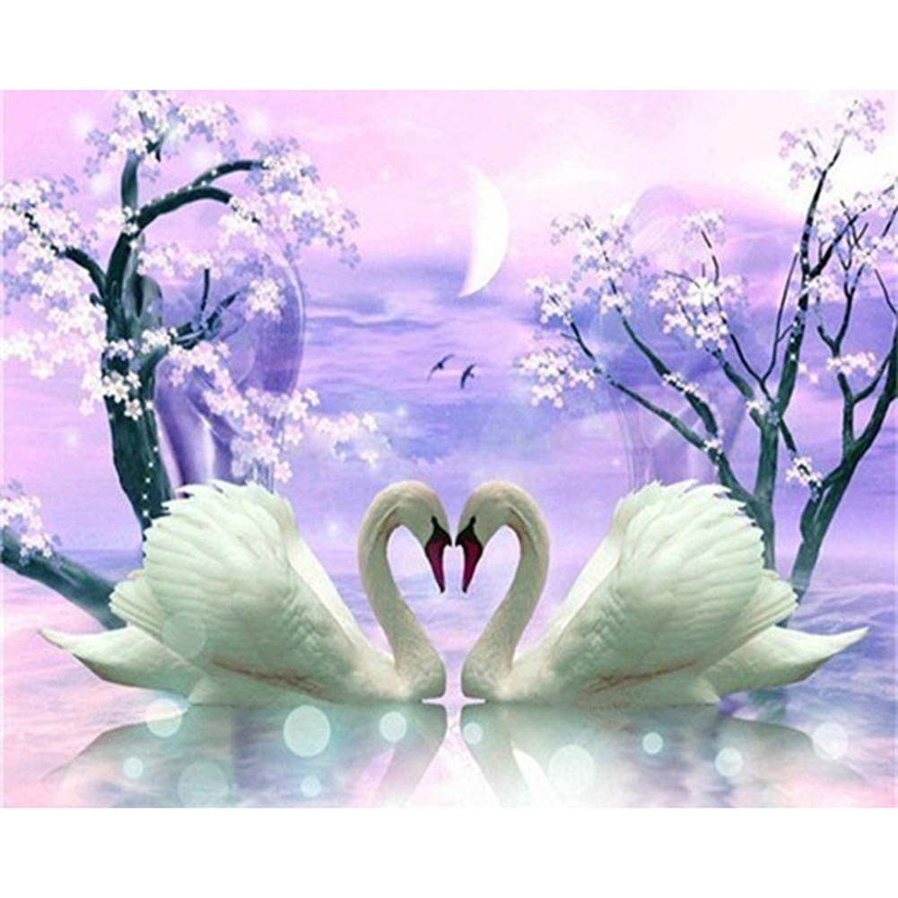 

Swan - Square Drill Diamond Painting - 50*40CM, 501 Original