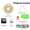 DIY Diamond Painting Special Shaped Art Clock Kits(Flower)