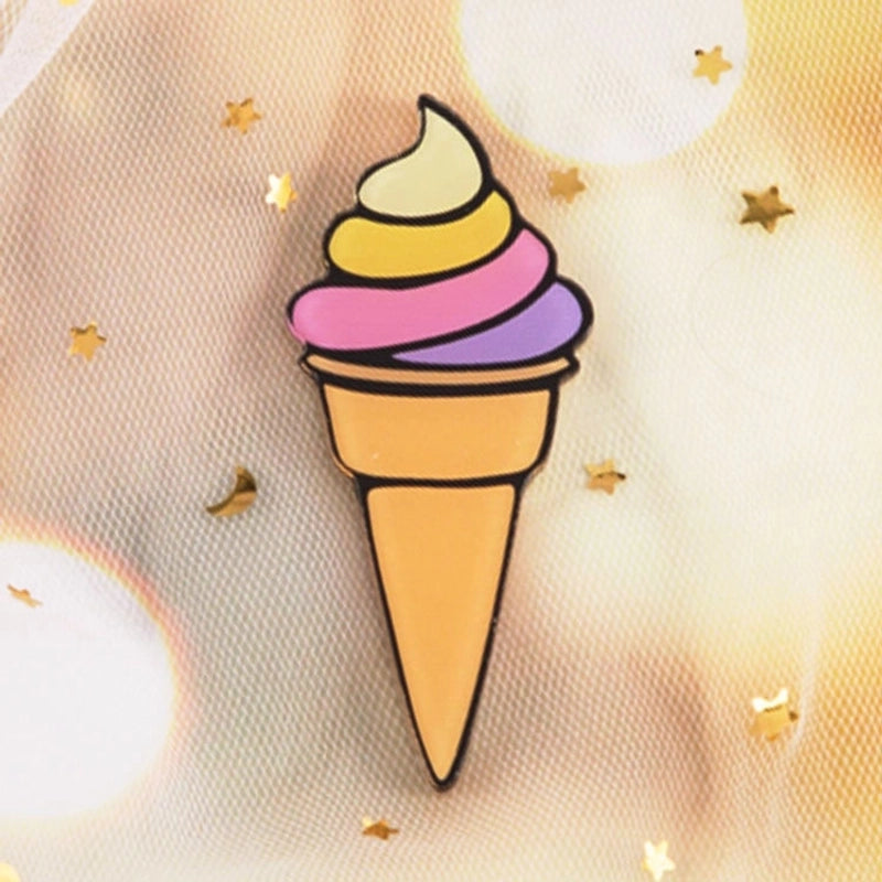 Cute Pin Rainbow Moon Unicorn Arylic Girl’S Brooches