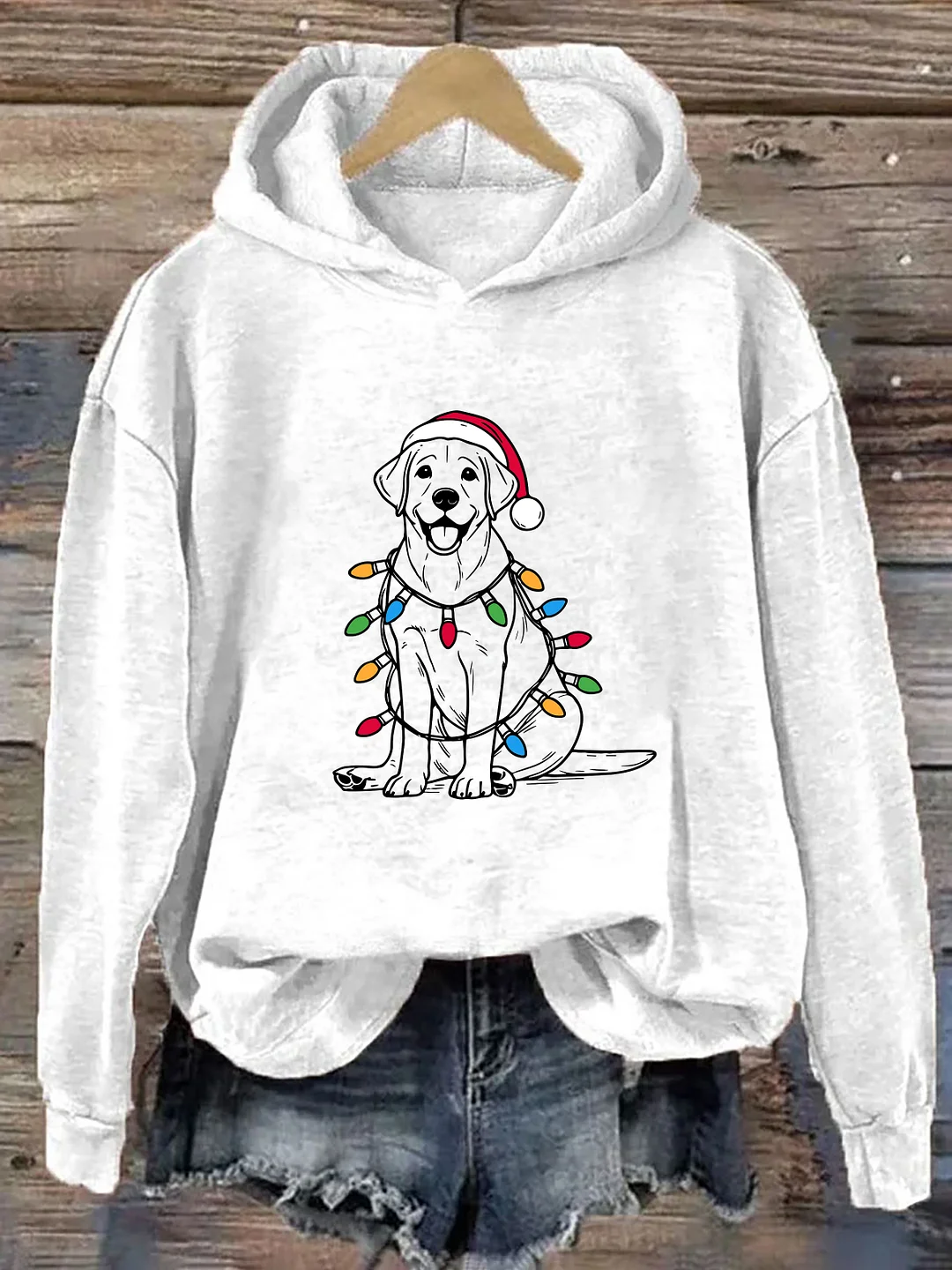 Festive Labrador Christmas Hoodie