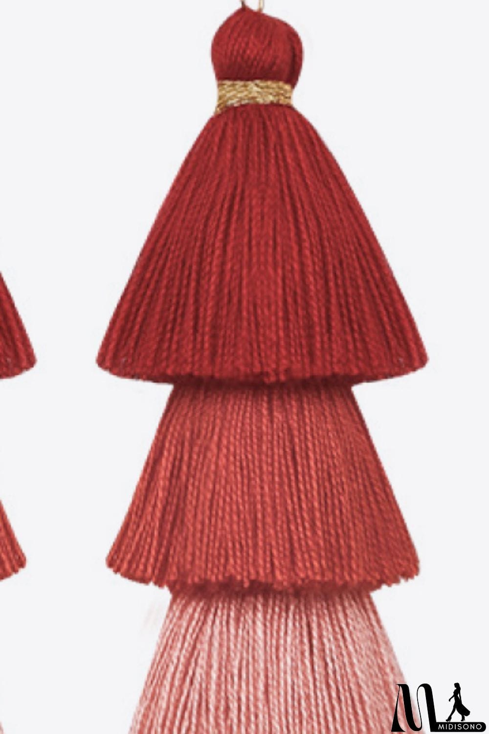 MidiSono - Layered Tassel Earrings