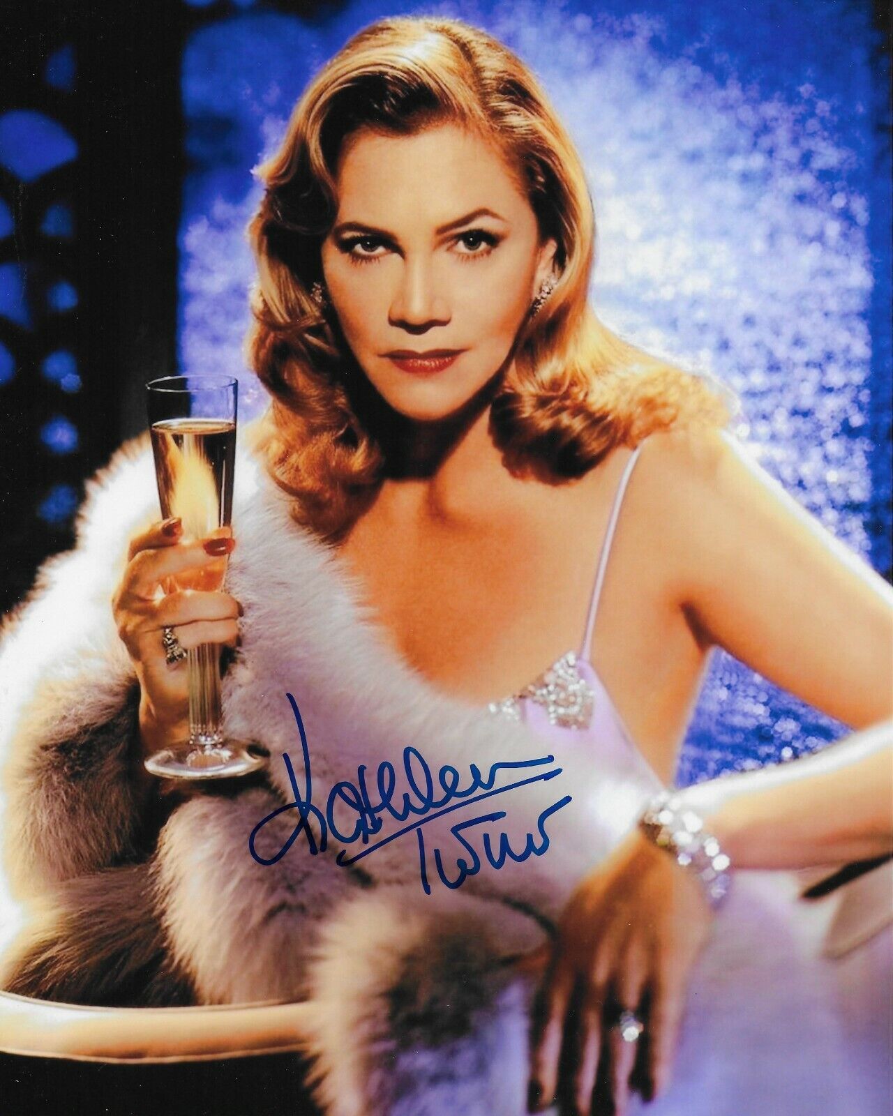 Kathleen Turner Original Signed 8X10 Photo Poster painting #4 - Peggy Sue...Romancing the Stone