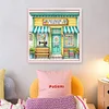 Sewing House-14CT Stamped Cross Stitch 40*40cm/15.75*15.75in