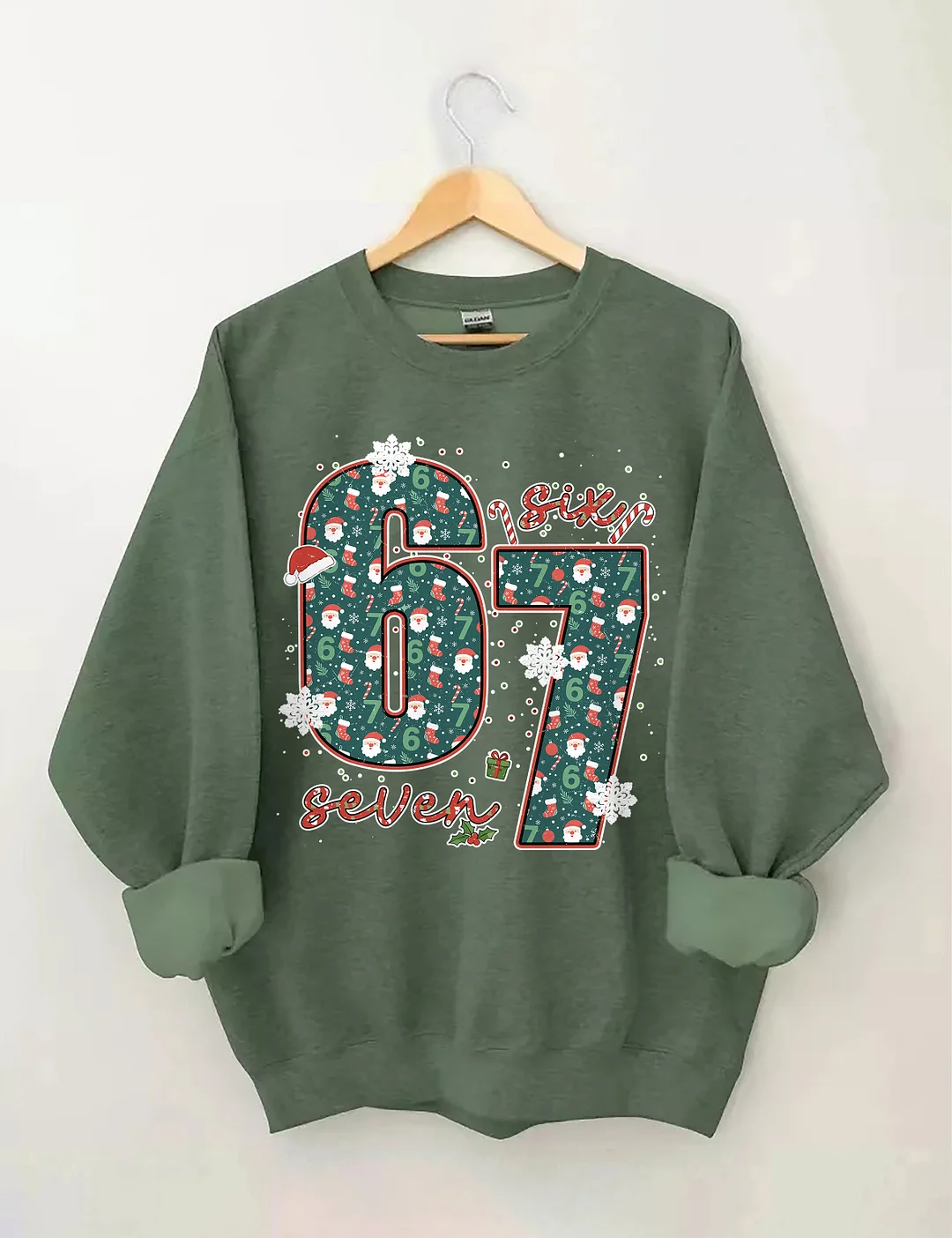 Six Seven Christmas Sweatshirt