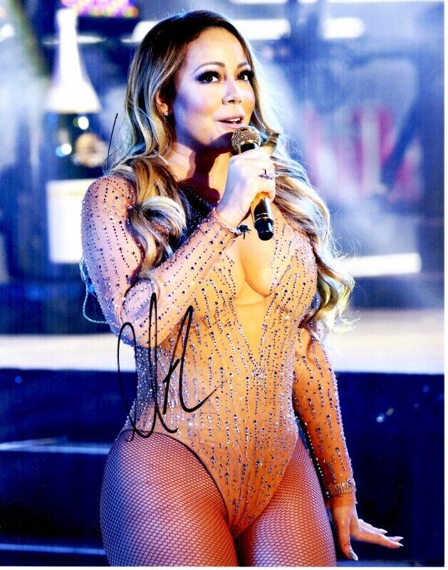 Mariah Carey Signed Autographed Sexy Singer - Actress 11x14 inch Photo Poster painting