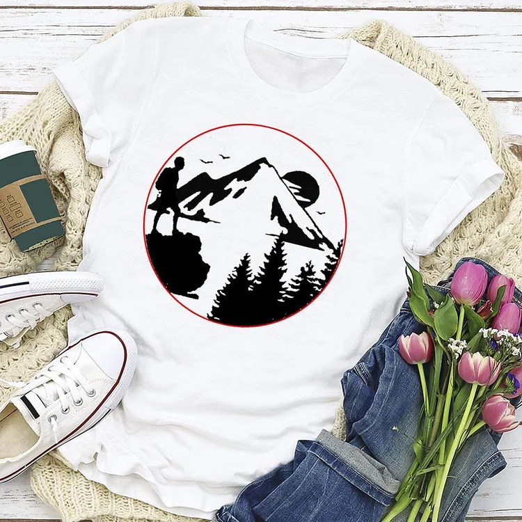 Mountain sunshine T-shirt Tee --Annaletters