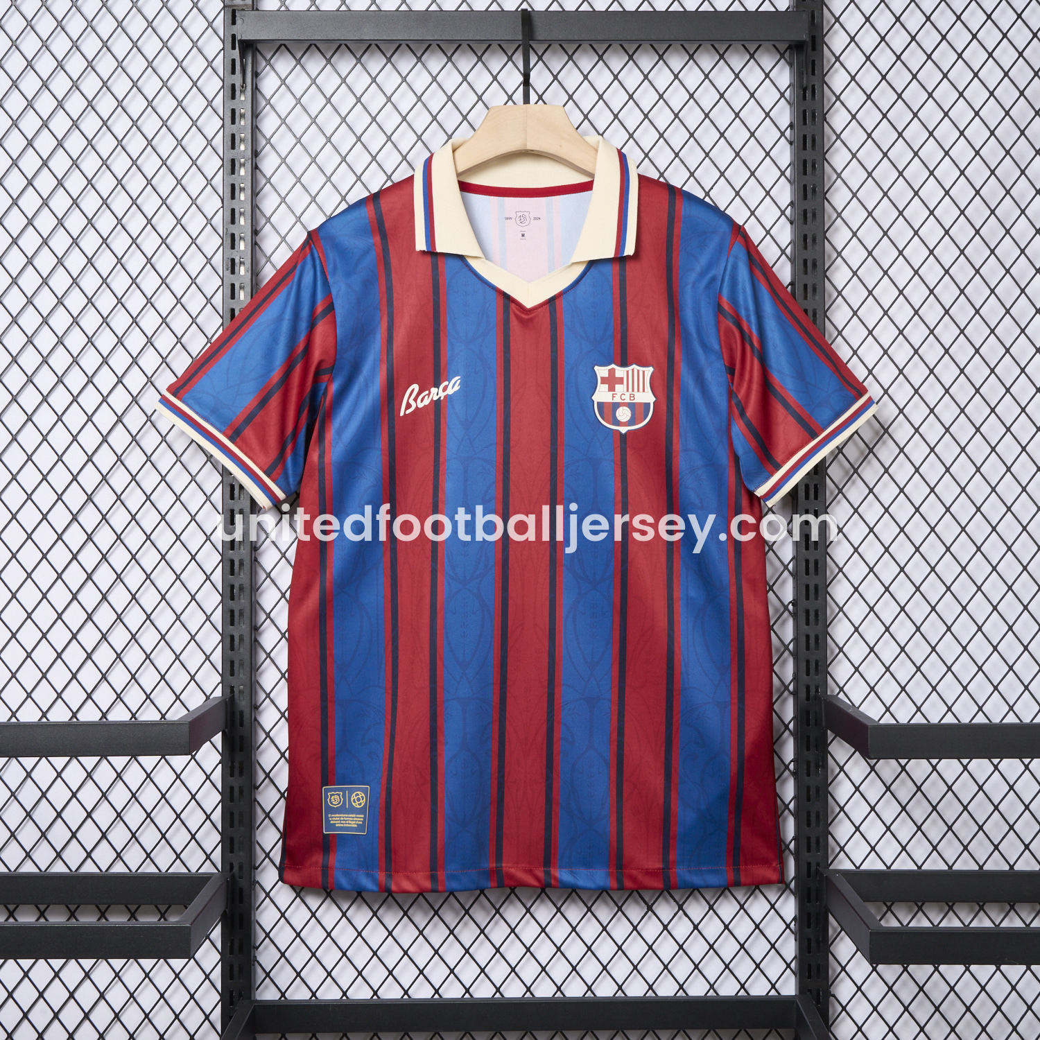 B.A.R.S.A 25-26 Retro Style Jersey - Fans Version