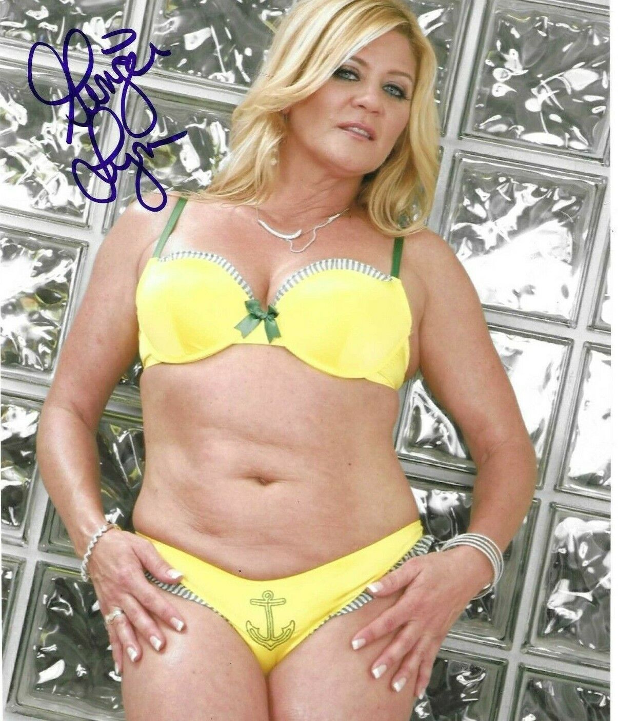 Ginger Lynn signed 8x10 Photo Poster painting with autograph model non nude model