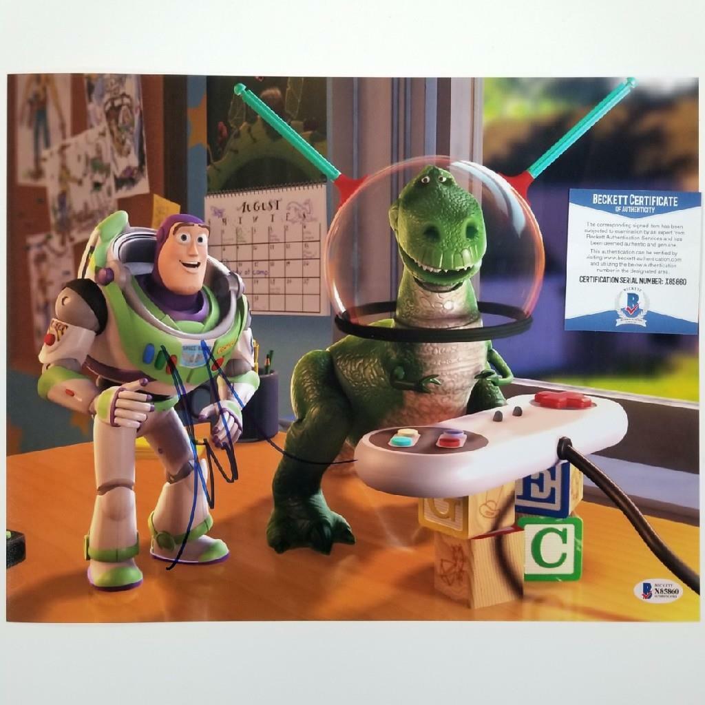 Tim Allen signed Toy Story 11x14 Photo Poster painting Buzz Lightyear Autograph~ Beckett BAS COA