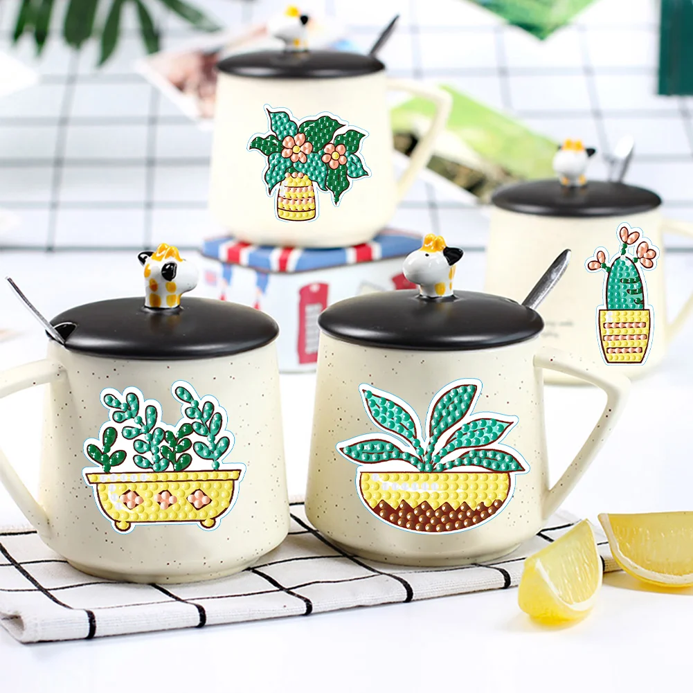 Diamond Painting Sticker Cartoon Pattern DIY Art Craft for Kids Adult Gift Rewards