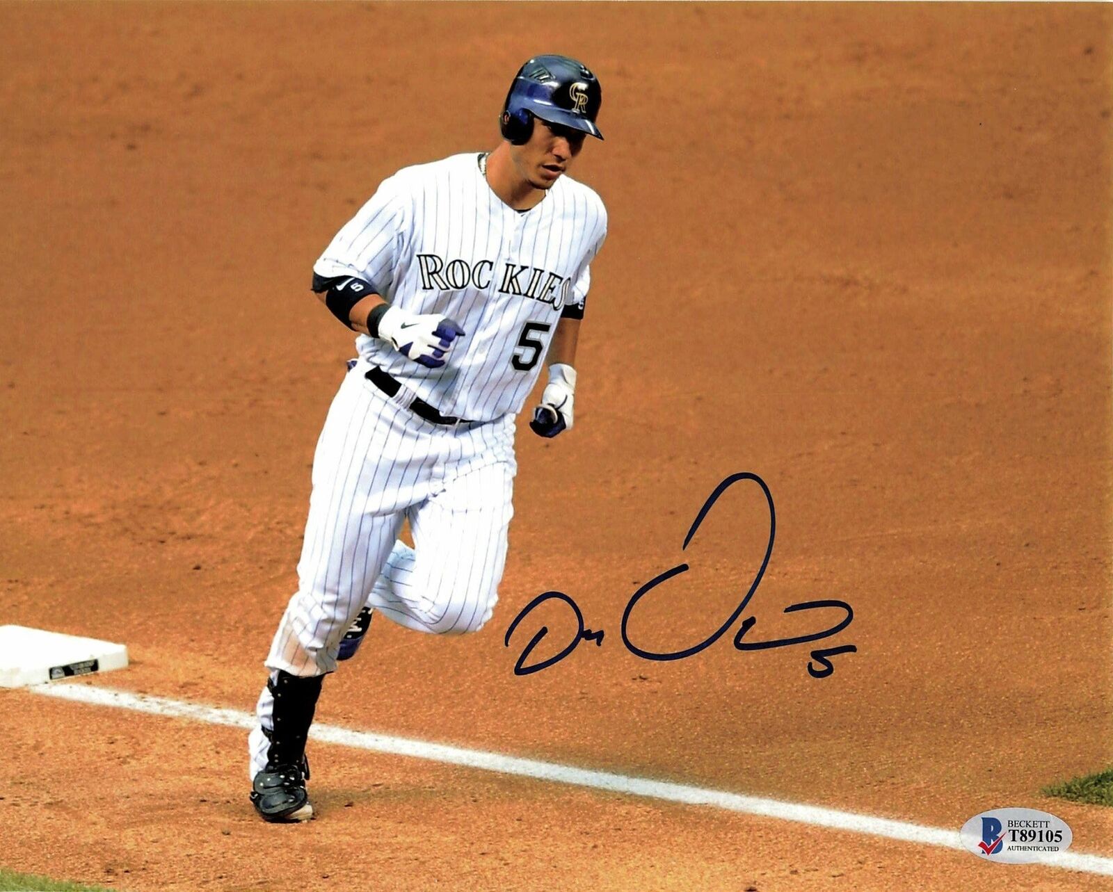 Carlos Gonzalez signed 8x10 Photo Poster painting BAS Beckett Colorado Rockies Autographed