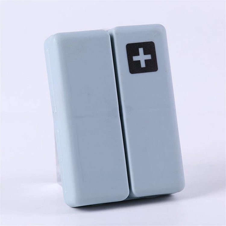 7 Compartments Portable Pill Case Travel Pill Box