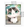 Bead Embroidery - Partial Printed 9CT Cartoon Cat(39x30 CM)